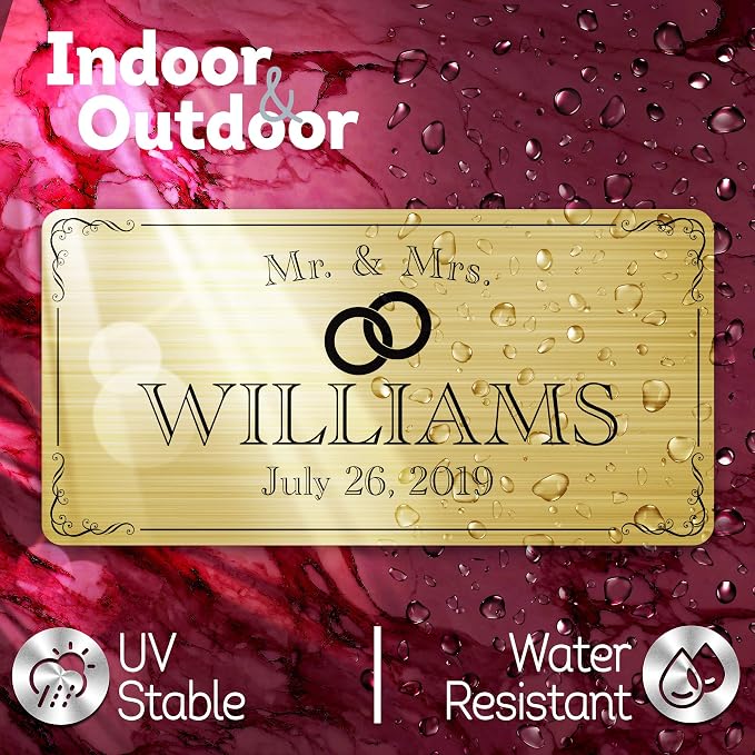 Engraved Name Plate, Personalized/Customized Plate - Image 8