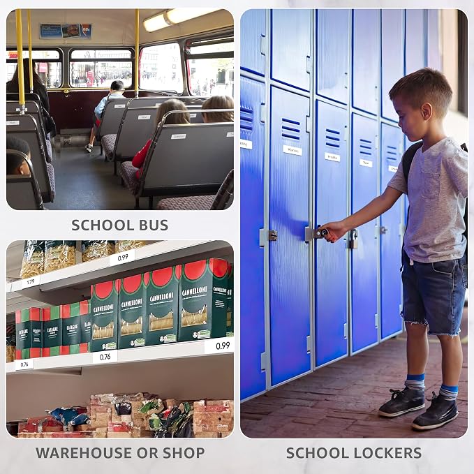 100 Pack Dry Erase Magnetic Labels 3.2x1.2 in - Image 5