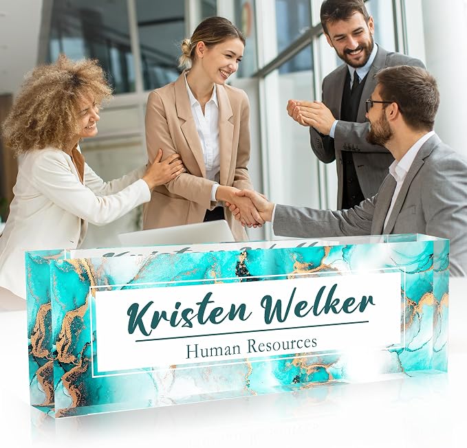 Custom Name Plate for Desk, Desk Name Plate Personalized Office Desk Decor for - Image 5