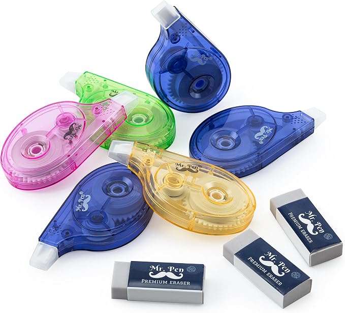 Mr. Pen– 9 Pcs Correction Set, 6 Correction Tapes, 393 inches Each - Image 7