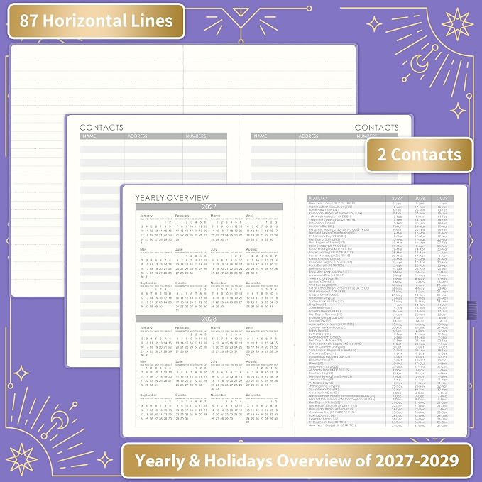 2027 Planner - 2027 Weekly Monthly Planner, January 2027 - December 2027 - Image 5