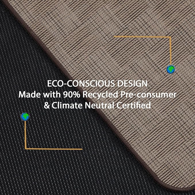 Chair Mat for Hardwood Floor, 50x63 Desk Computer Chair Mat for Hard Wood & - Image 4