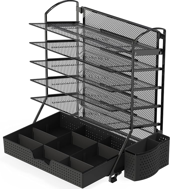 Simple Houseware 6-Tier Desk Document File Tray Organizer - Image 6