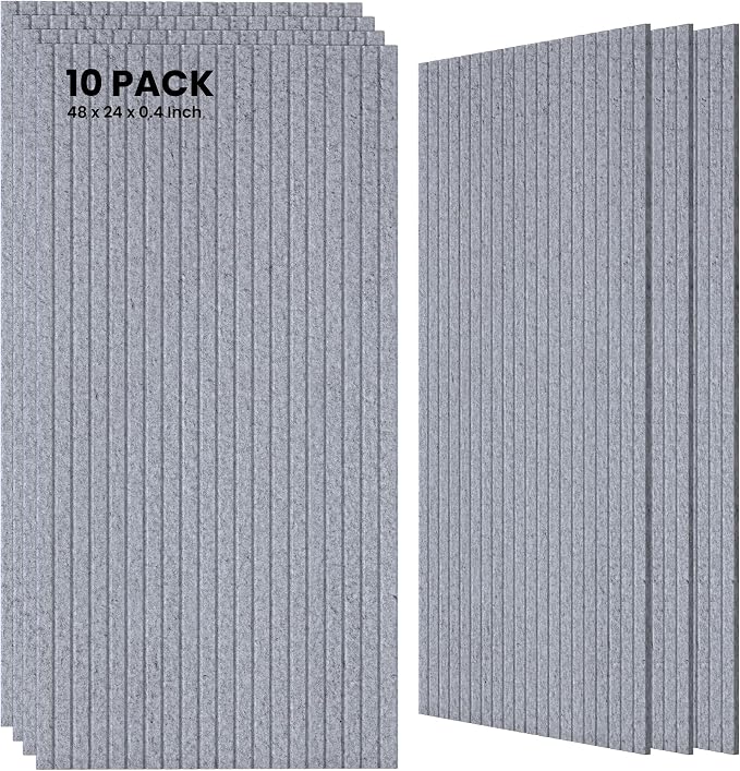 10 Pack Large Acoustic Panels, Sound Panels by TO-TH