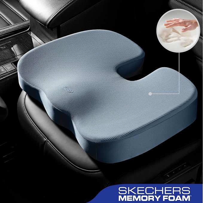 Skechers Memory Foam Seat Cushion, Office Chair Cushion - Image 2