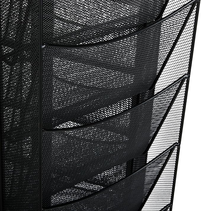 Safco Onyx Rotating Mesh Magazine Holder, Display Rack - Image 8