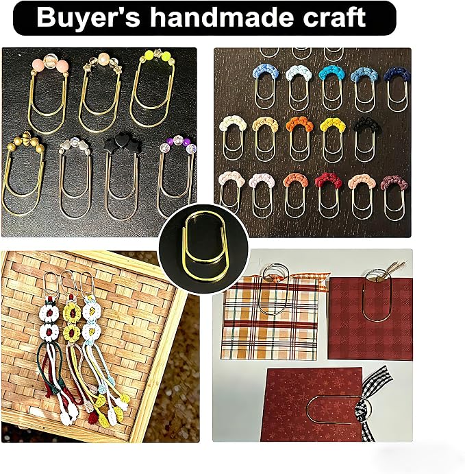 Gold Large Paper Clips - Image 6