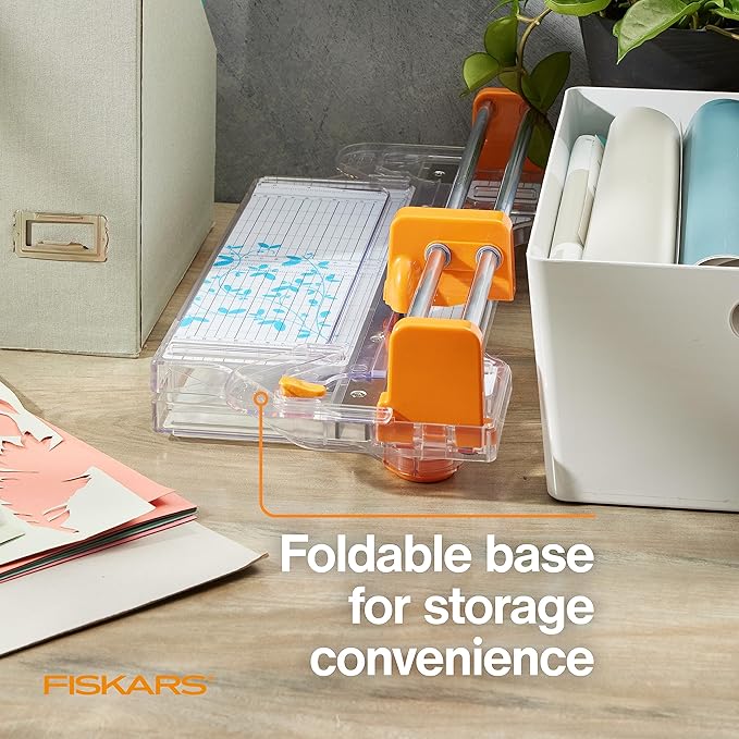 Fiskars ProCision Rotary Bypass Trimmer, 12-Inch, orange