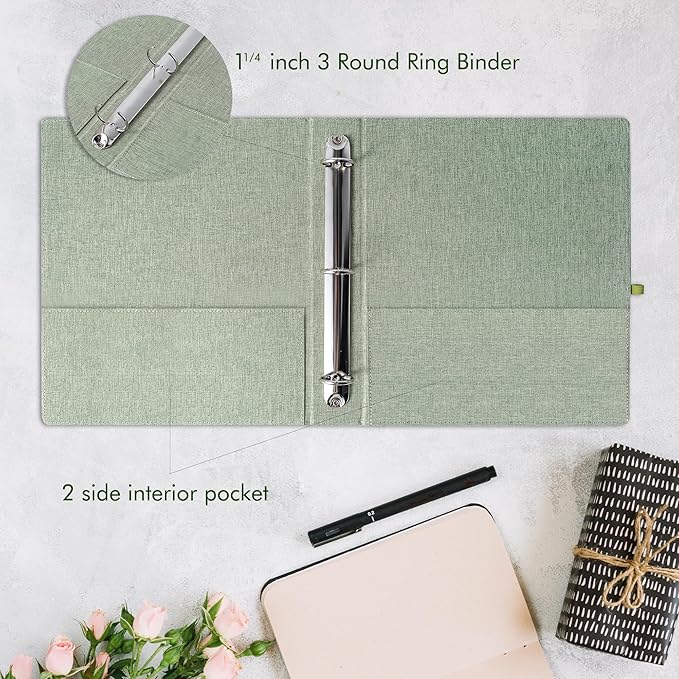 Life Book Document Organizer Folio, End of Life Planner 3 Ring Binder - Image 5