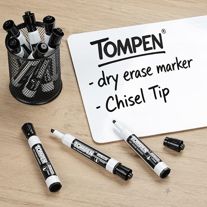 Dry Erase Markers Black 36 Count, Chisel Tip Whiteboard Markers - Image 7