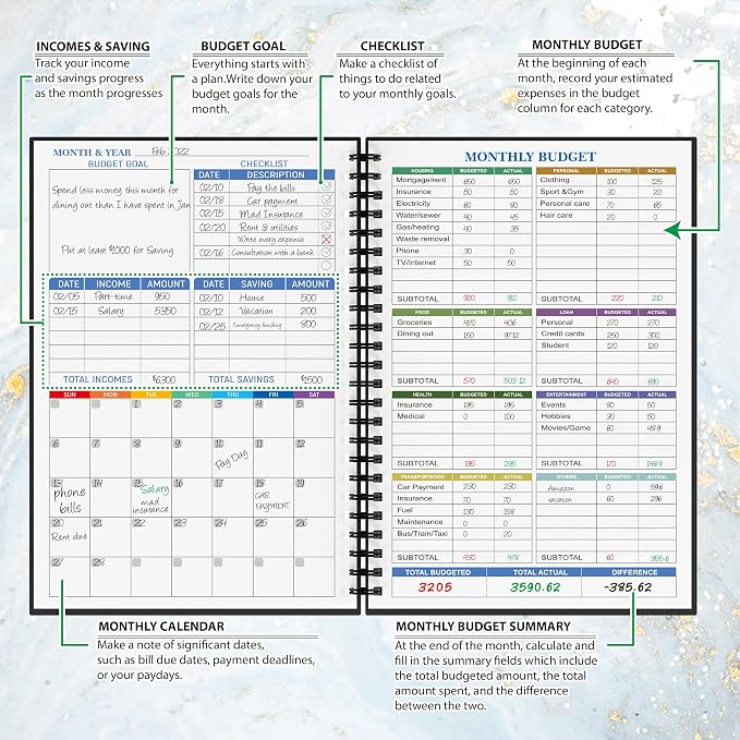 Budget Planner - Monthly Finance Organizer - Image 3