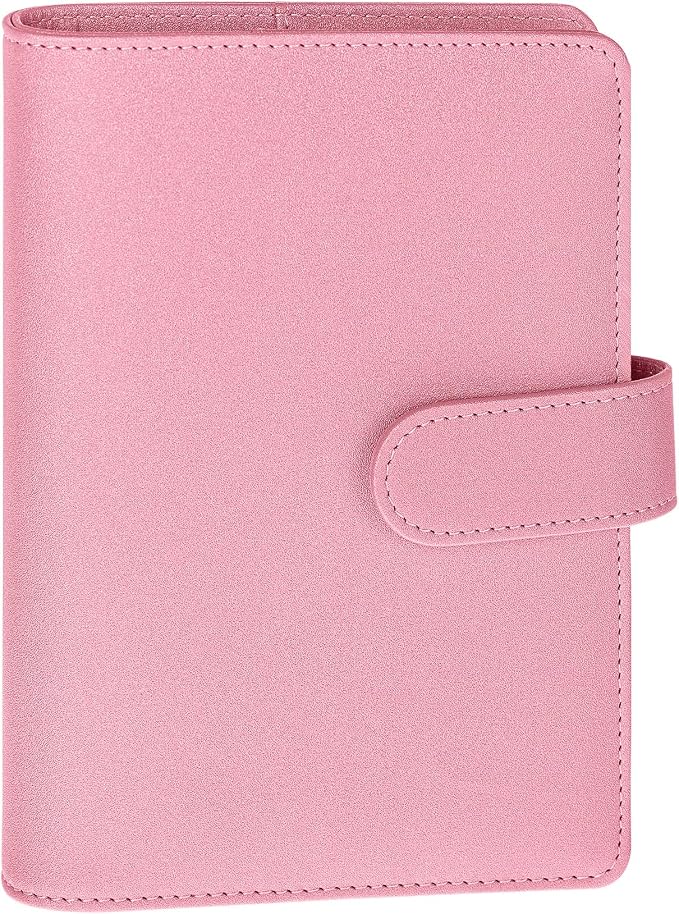 Antner A6 Notebook Binder Refillable 6 Ring Budget Binder Cover by Antner