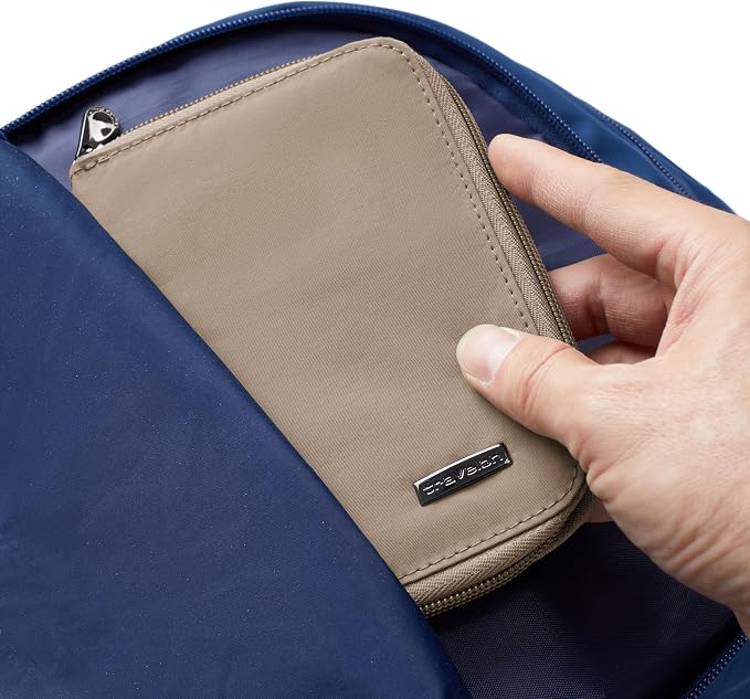 Travelon RFID Blocking Passport Zip Wallet - Image 6