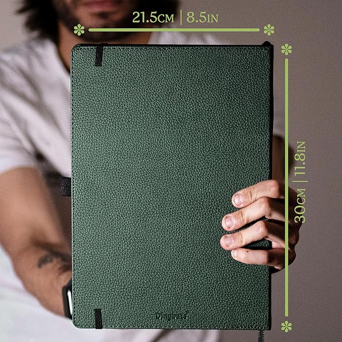 Dingbats* - Wildlife Squared Extra Large A4 Notebook - PU Leather Hardcover - Image 6