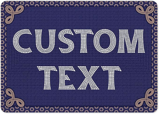Custom Sign, Custom Street Sign, 11 Font Colors, 13 Font Styles, 4 Hole Options by MySignCenter