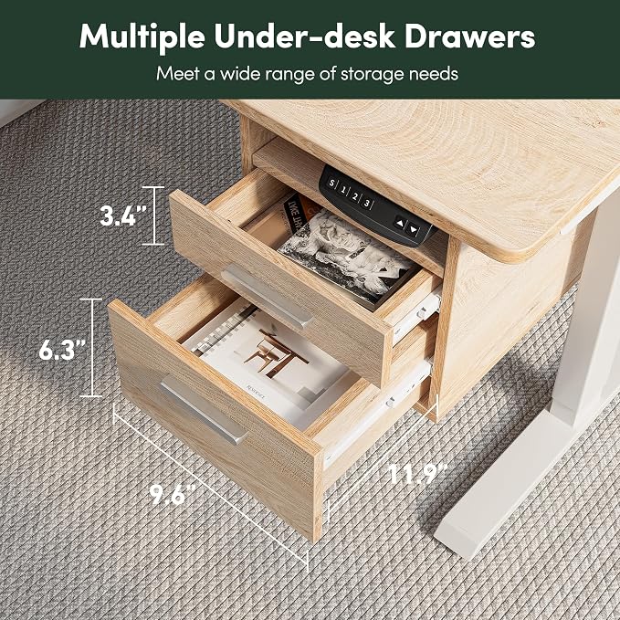 FEZIBO Electric Standing Desk 48 x 24 Inch - Image 5