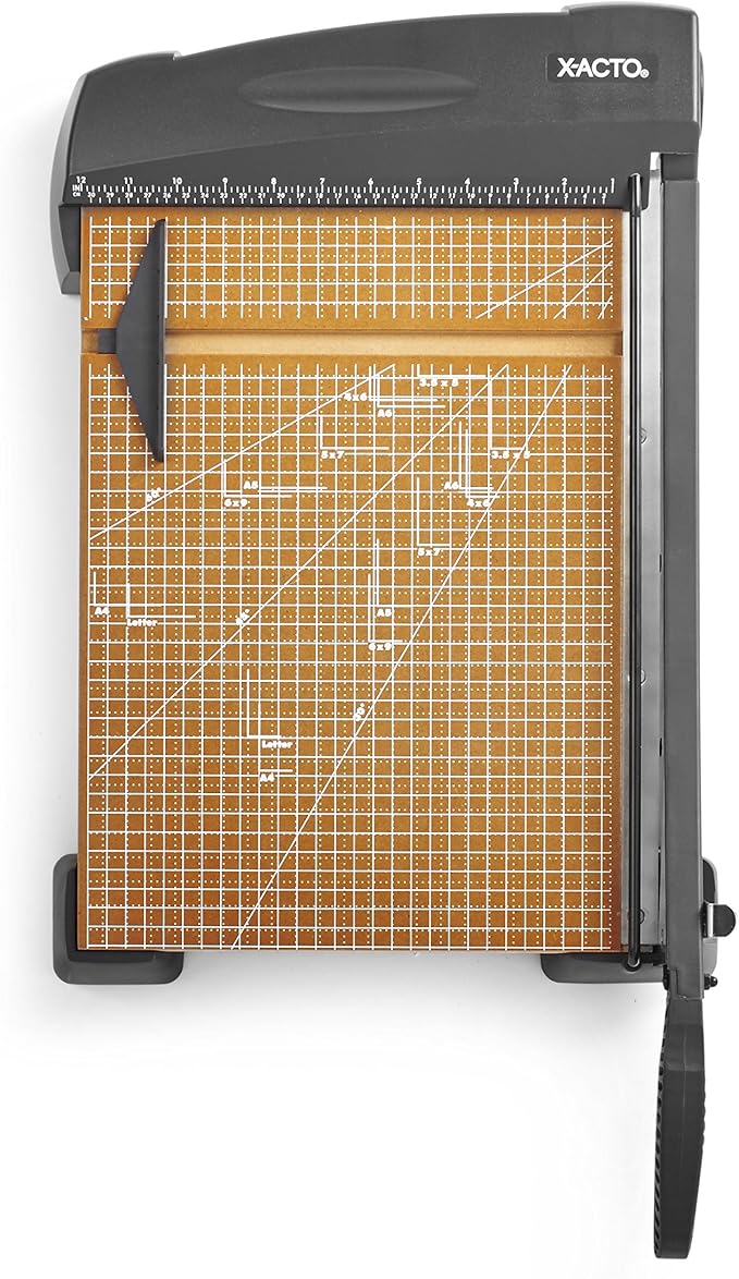 X-ACTO Heavy Duty Wood Guillotine Paper Trimmer, Designed - Image 2