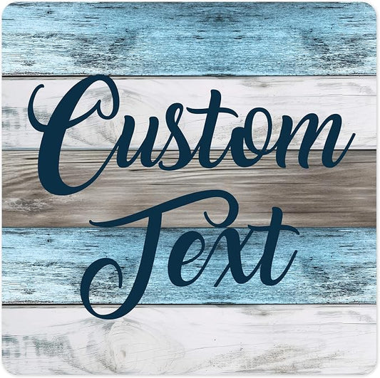 Custom Sign, Custom Street Sign, 11 Font Colors, 13 Font Styles, 4 Hole Options by MySignCenter