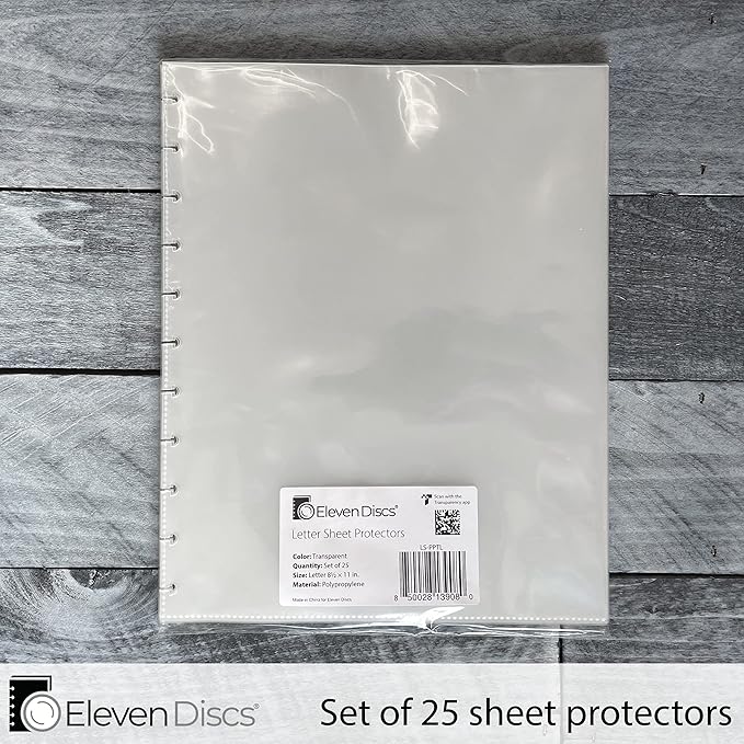 Eleven Discs Letter Sheet Protectors - Image 2