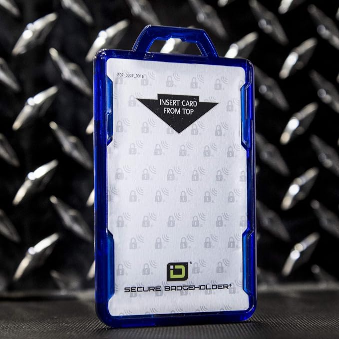 ID Stronghold - RFID Blocking Secure Badge Holder - Duolite 2 Card ID Holder - - Image 4