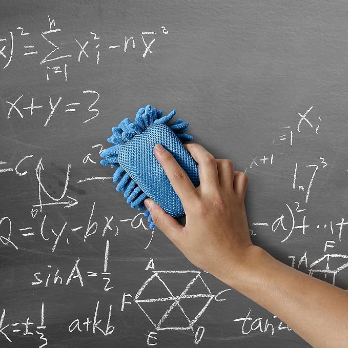 Mr. Pen- Magnetic Microfiber Shag Whiteboard Erasers, 4 Pack | Dual Surface - Image 4