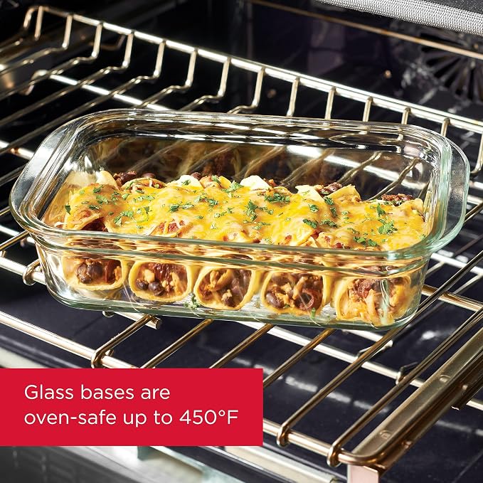 Rubbermaid Brilliance Glass Food Storage Containers, 3.2 Cup, Leak-Proof - Image 5