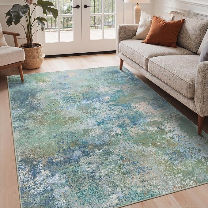 GENIMO Washable Rugs 6x9 Area Rugs by GENIMO