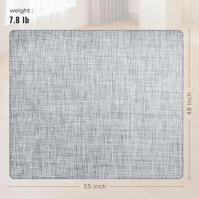 Office Chair Mat, Heavy Duty Floor Protector Rolling Chairs - Image 5