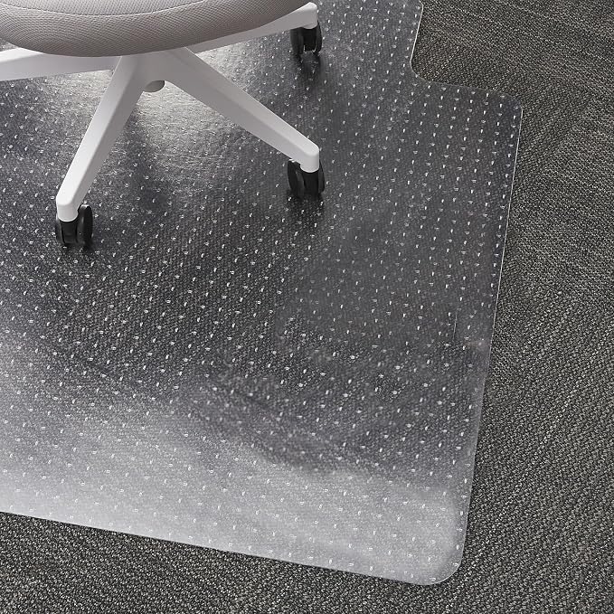 Staples Office Chair Mat, Flat-Pile Carpets, Extended Under-Desk Coverage - Image 3