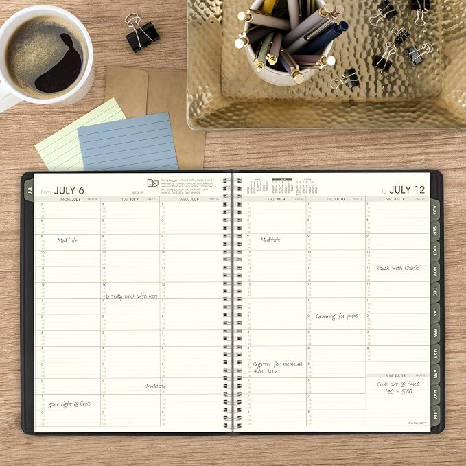 AT-A-GLANCE Planner 2026-2027 Weekly & Monthly Academic 12-Month July-June - Image 2