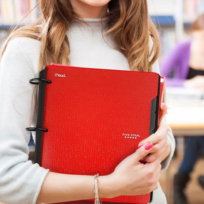 Five Star Flex Refillable Notebook + Study App, College Ruled Paper and 1 Inch - Image 7