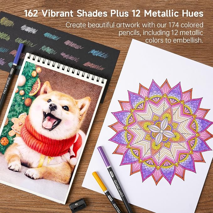 Shuttle Art 174 Colored Pencils - Image 5