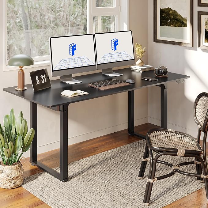 FLEXISPOT 4 Leg Standing Desk 71 x 32 Inch Electric Adjustable Height Sit Stand - Image 2