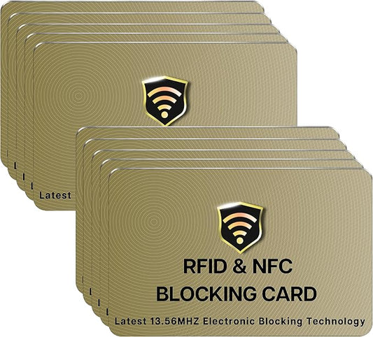 SaiTech IT RFID Blocking Card, 10 Pack Entire Wallet Purse Shield by SaiTechIT