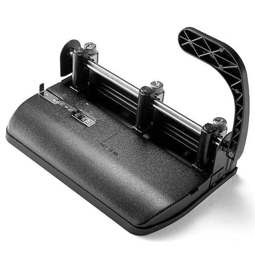 Officemate Adjustable 3-Hole Punch, Medium Duty, 32-Sheet Capacity, Adjustable by Officemate
