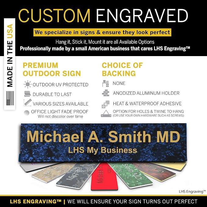 Custom Name Plate for Doors, - Image 2