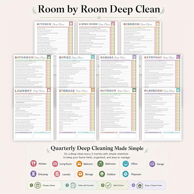 60-Week ADHD Cleaning Planner for Adults & Teens – Stress-Free Cleaning - Image 6