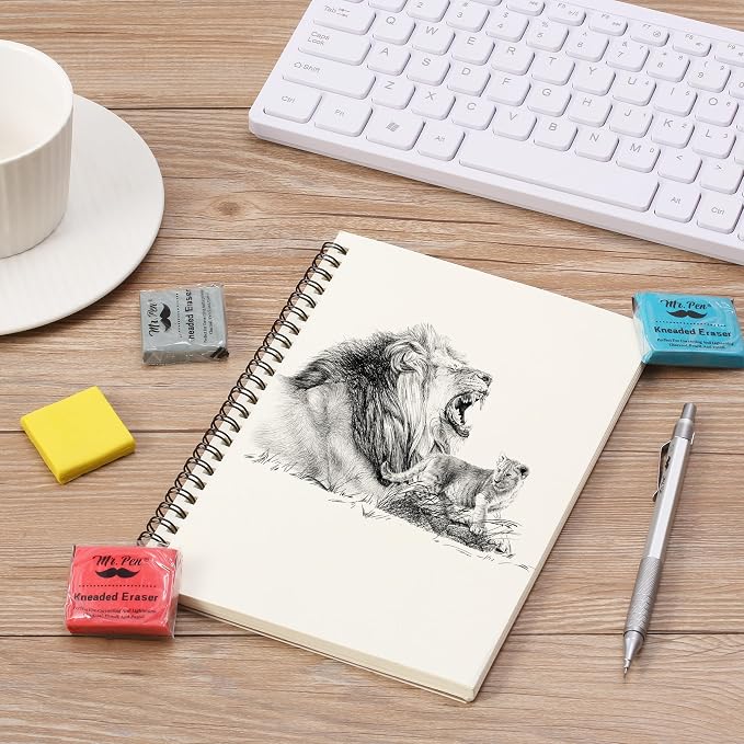 Mr. Pen- Kneaded Eraser, 4 Pack, Kneaded Erasers - Image 6