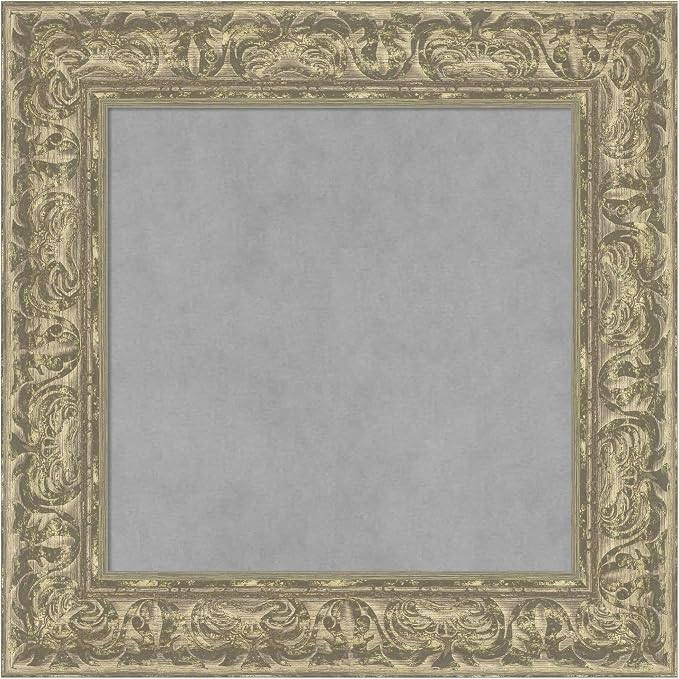 Amanti Art Silver Framed Magnetic Board 23x23 Small Vision Board by AmantiArt
