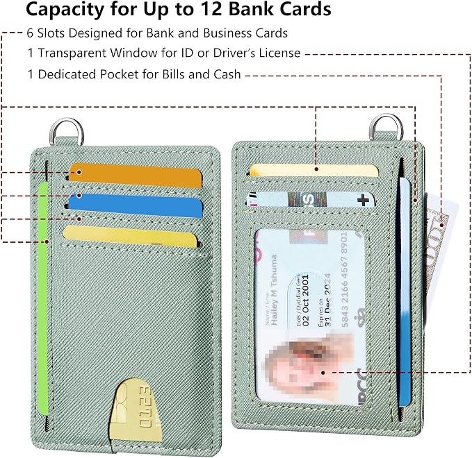 Mayski Slim Wallet, Credit Card Holder - Image 4