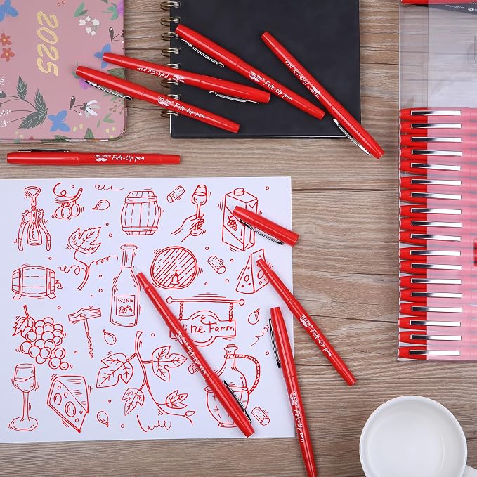 Mr. Pen- Felt Tip Pens, 30 Pack, 0.7 mm, Fast Dry | No Smear, Planner Markers - Image 6