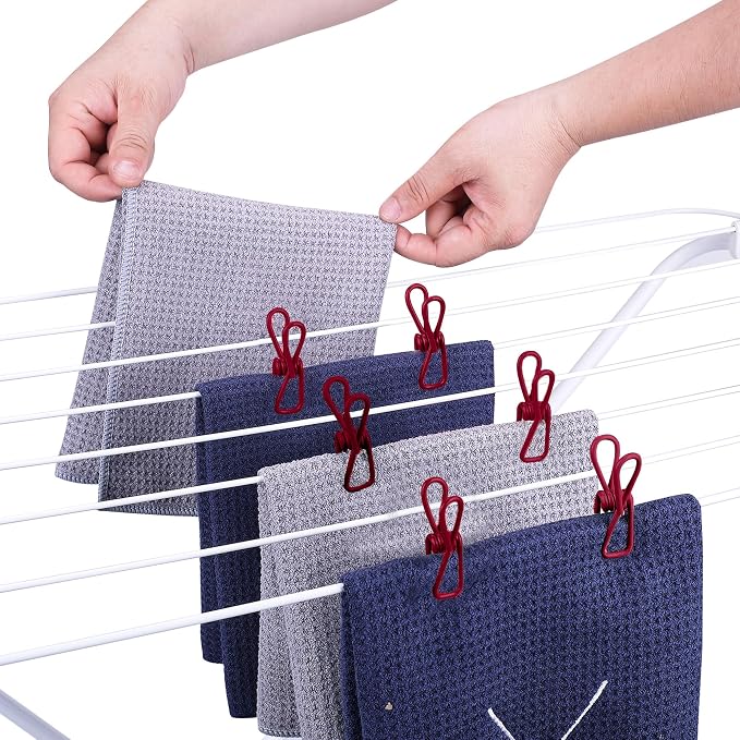 30 Pack Red Chip Bag Clips for Food - Image 6