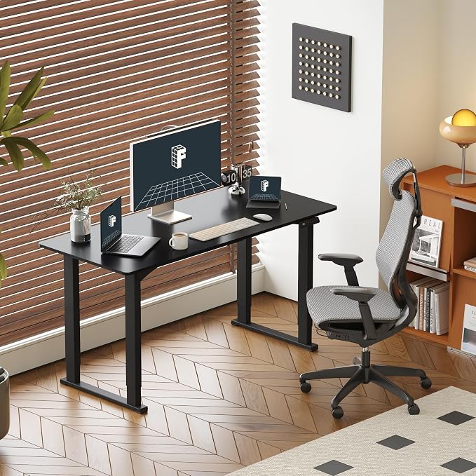 FLEXISPOT 4 Legs Standing Desk 63 x 28 Inch Electric Adjustable Height - Image 2