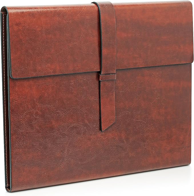 GALLAWAY LEATHER Padfolio Portfolio Folder – Slim Portfolio Folio Organizer - Image 7