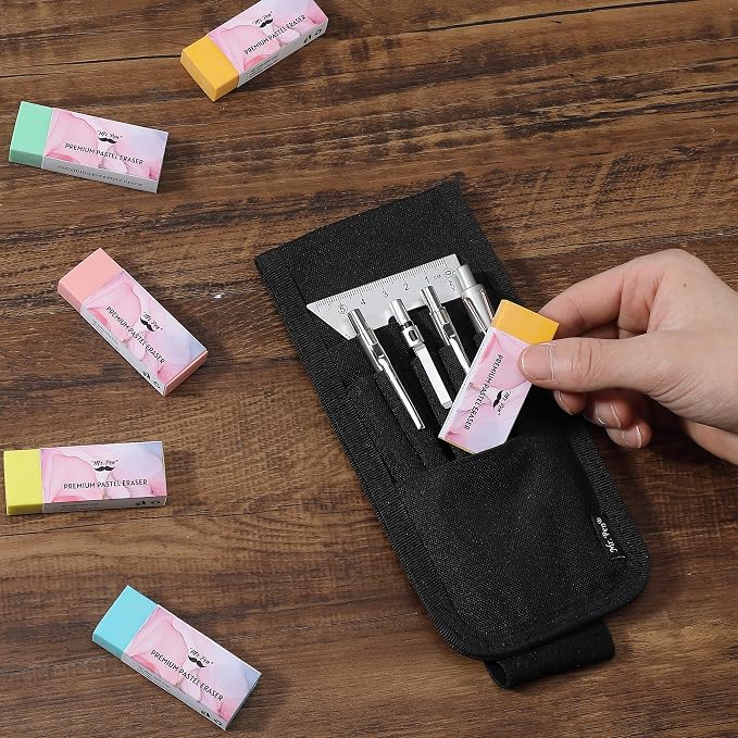 Mr. Pen- Pencil Eraser, 10 Pack | Large Latex Free Vinyl Block Erasers - Image 8