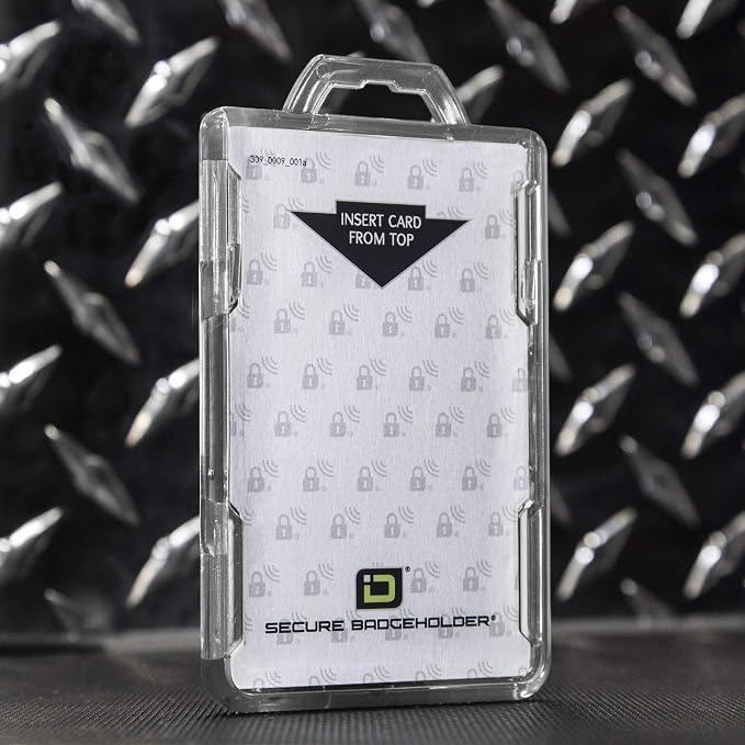 ID Stronghold - Pack of 5 - RFID Blocking Secure Badge Holder - Duolite 2 Card - Image 4