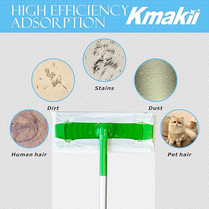 KMAKII Microfiber Dusting Cloths, Diamond Pattern, Disposable Cleaning Cloths for Floor, Furniture, Glass, Electronics, High Absorbency, Sheets, 8.7×11.8 inches (90)-DeskLoop Office