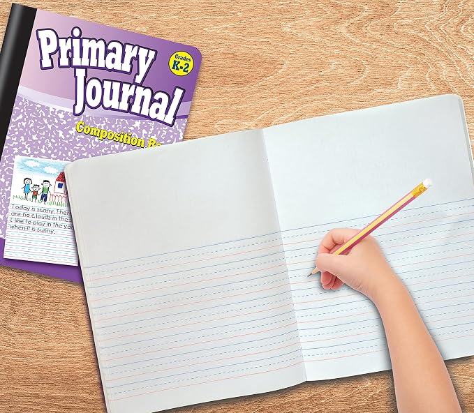 Better Office Products Primary Journal, 4 New Fun Colors, Primary Composition - Image 2