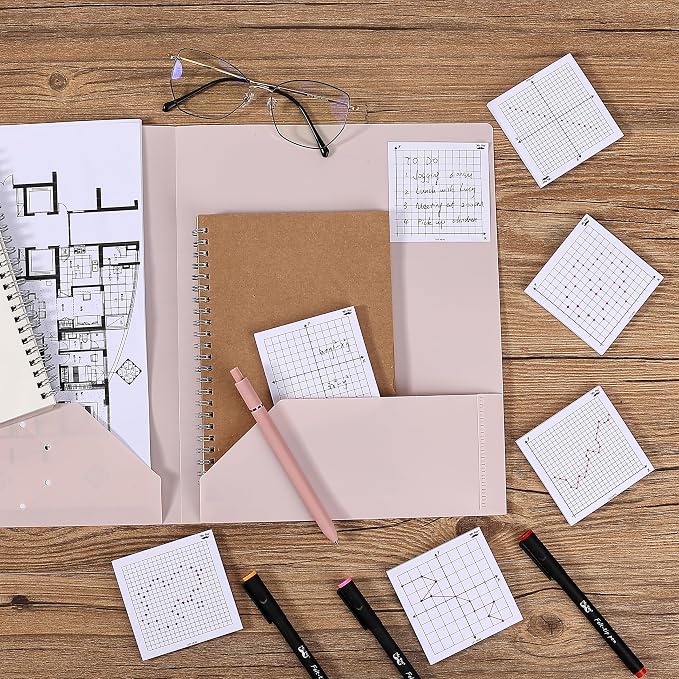 Mr. Pen- Graph Sticky Notes, 3x3 Inch, 6 Pads, 50 Sheets/Pad, 300 Sheets | 6 - Image 4