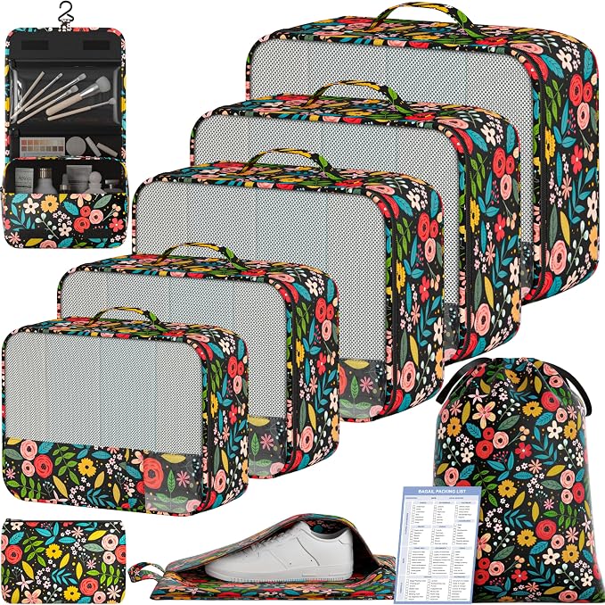 BAGAIL 9 Set Packing Cubes by BAGAIL